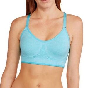 Turquoise Blue Adjustable Sports Bra